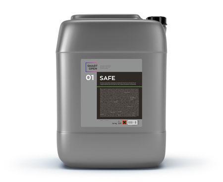 01 SAFE - Первичный бесконтактный состав с защитой хрома и алюминия SmartOpen, 20 кг