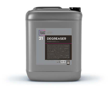 21 DEGREASER - очиститель от жира, масла, силикона обезжириватель кузова, антисиликон SmartOpen, 5л