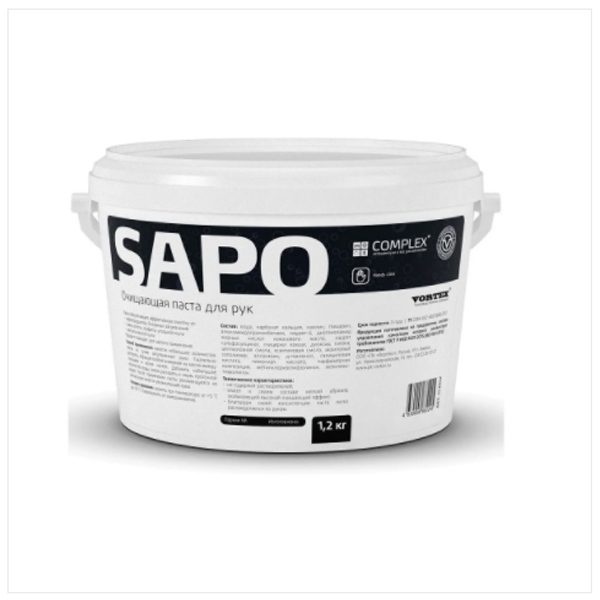 Sapo - Очищающая паста для рук Complex, 1л