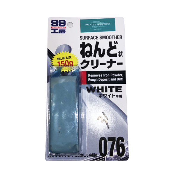Очиститель кузова на основе глины Surface Smoother White для светлых Soft99, 150гр