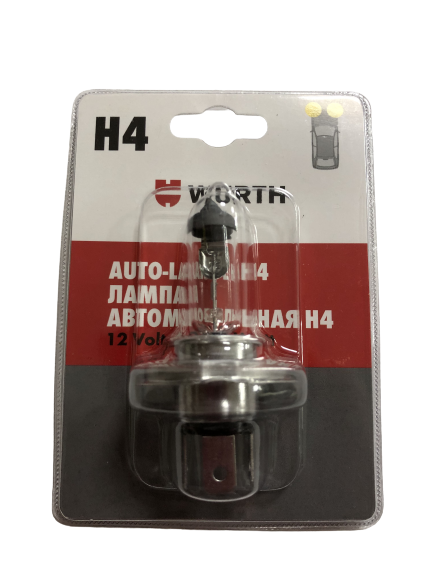 Автолампа тип Н4 12V |60/55W, P43T в блистере