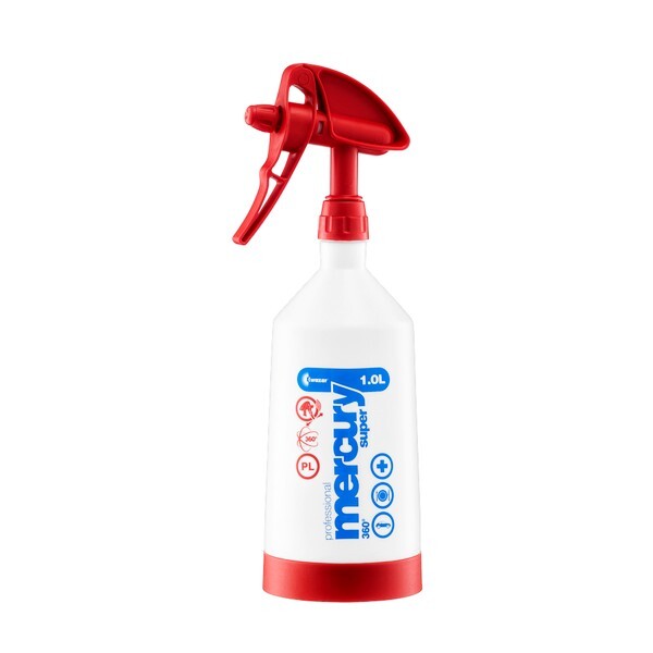 Опрыскиватель MERKURY PRO+ объем 1,0л. ручной красный