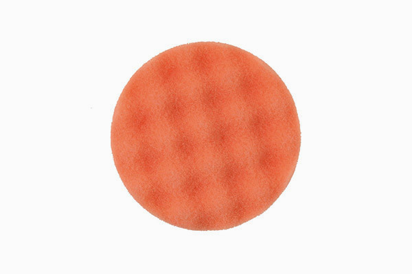 Поролоновый полировальный диск рельефный (оранжевый, средней жесткости) Mirka, 135/150мм