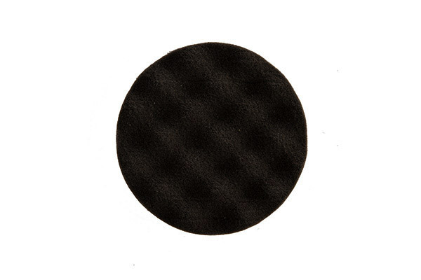 Полировальный поролоновый диск SAIT рельефный черный, 150мм*30мм