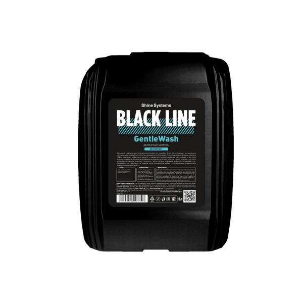 Black Line GentleWash - деликатный шампунь для бесконтактной мойки Shine Systems, 5 л